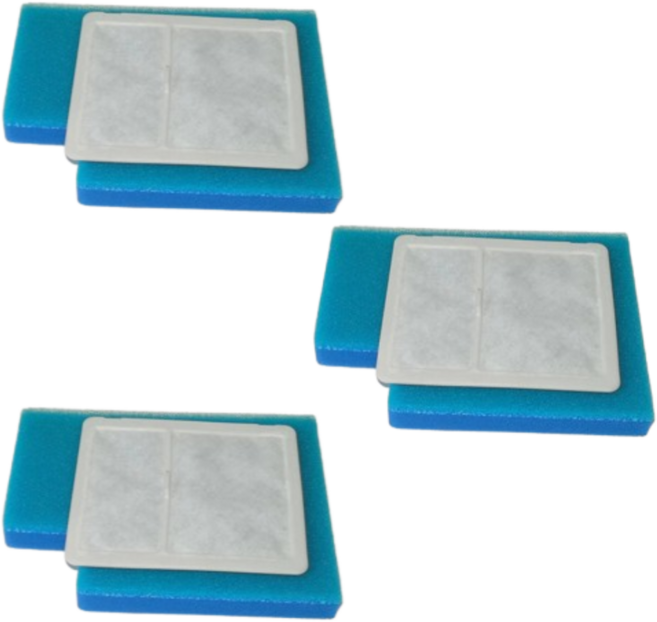 비브랜드 LG 싸이킹 청소기 K73RGY K73BGY MDJ63305401 호환 스펀지필터, 3개, 소모품