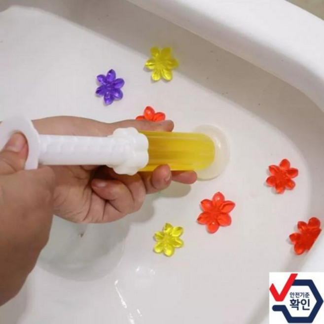 생활용품 변기 스탬프 클리너, No.02 스템프세정제 옐로우, 1개