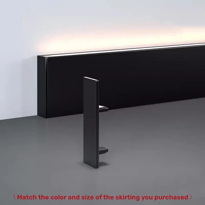 간접 조명 led 알루미늄 프로파일 하드 바 라이트 신발장 벽 장식 천장 인테리어 일자등 DIY 채널 걸레받이, 180 Degree Connector, 0.5M X 1PCS