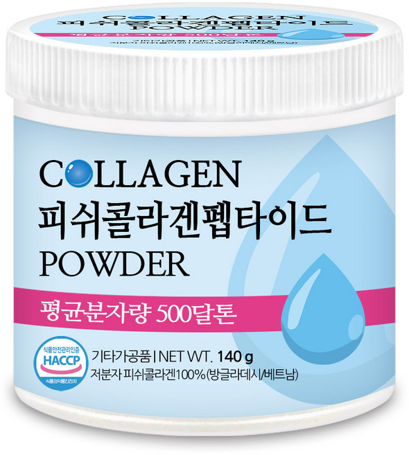 푸른들판 저분자 피쉬 콜라겐 펩타이드 분말 100% HACCP, 140g, 1개