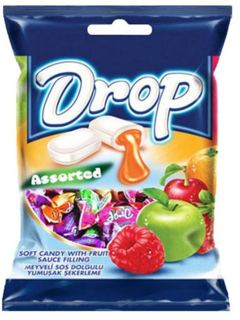 이젠서진 타야스 드롭 어소티드 소프트 츄잉 캔디 6가지맛 75g 2개 병원 관공서 손님 간식