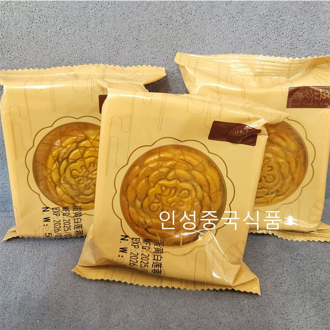 중국식품 오팡자이 단황백연용월병 50g 3개