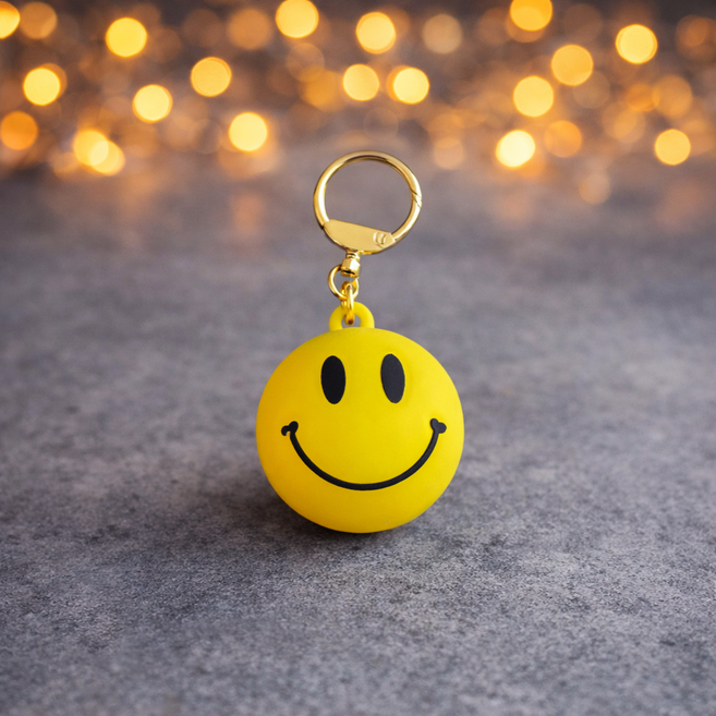 [골프면세점] 스마일 1구 볼 주머니 골프 선물추천, 1세트, 노랑