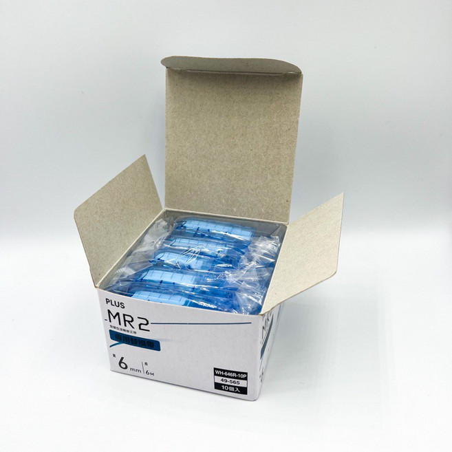PLUS 普樂士 MR2 修正帶 替換帶 環保包裝 5mm 6mm, 1個, 6m(MR2-646R環保包49-565