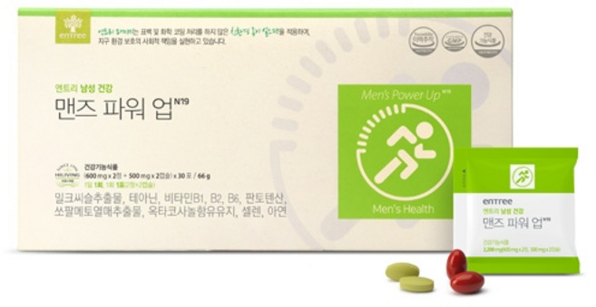 하이리빙 엔트리 맨즈 파워 업(R), 2정, 30개