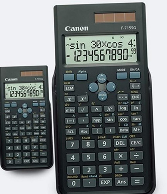 M85 캐논 공학용계산기 F 715SG 블랙 캐논계산기 계산기 사무용