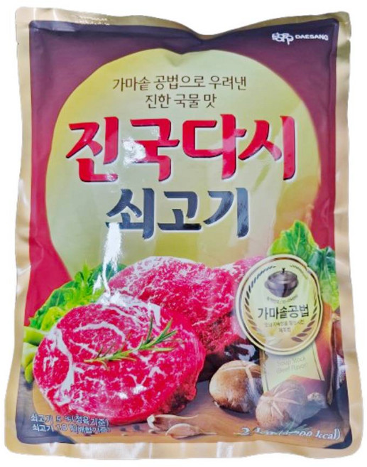 대상 미원 쇠고기 진국다시 2kg 청정원, 4개