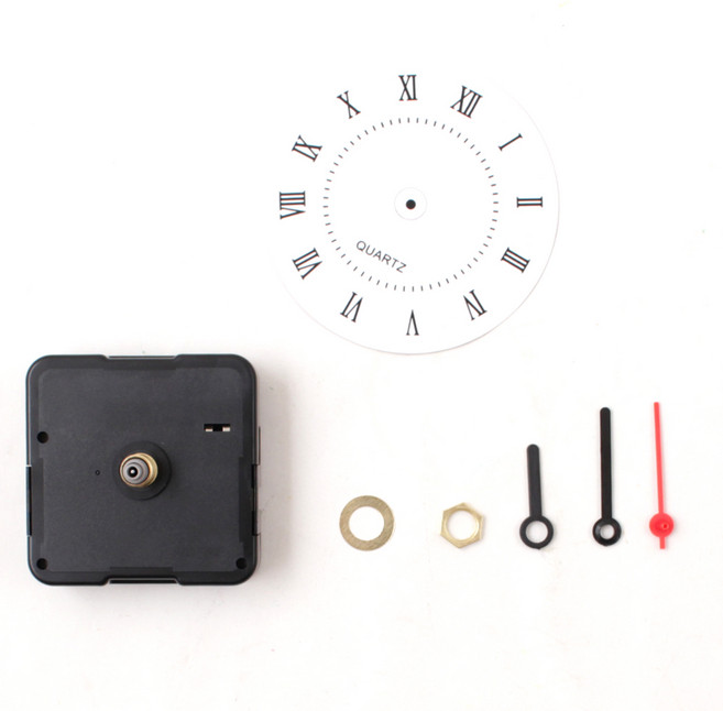 무소음 시계 무브먼트 세트 DIY 벽시계 만들기 부품, 무소음 시계무브먼트세트