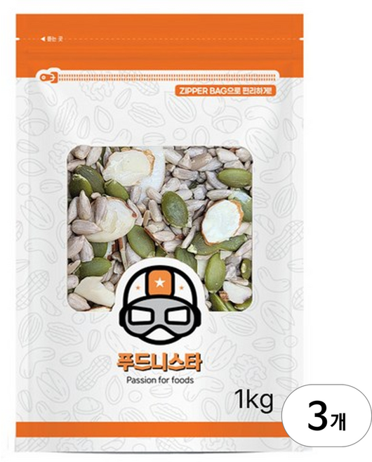 푸드니스타 씨드믹스, 1kg, 3개
