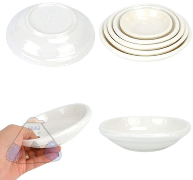 트레분 업소용 반찬접시 3호 마른안주접시 식당접시 멜라민그릇 나눔접시, 본상품