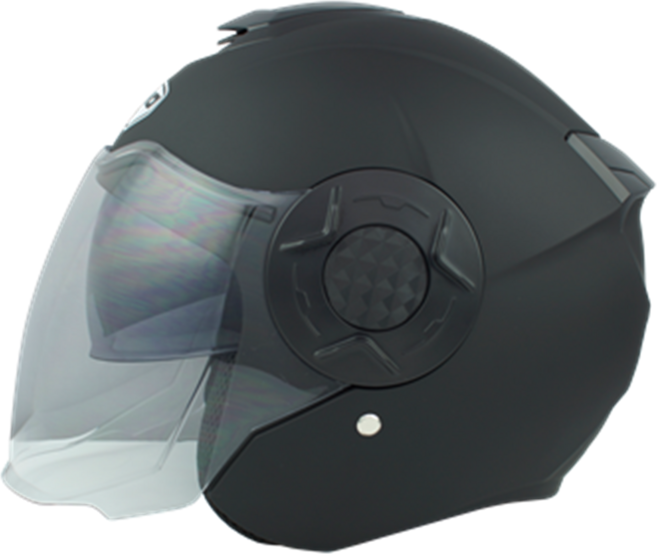 코모6250 작은헬멧 KOMO 6250 소두용 여름헬멧 배달헬멧 출퇴근헬멧 스쿠터 오토바이 헬멧 오픈페이스, XL, 무광블랙