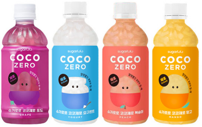 슈가로로 코코제로 음료 340ml 포도6+요구르트6+복숭아6+망고6/총24개입/무배/제로음료, 24개
