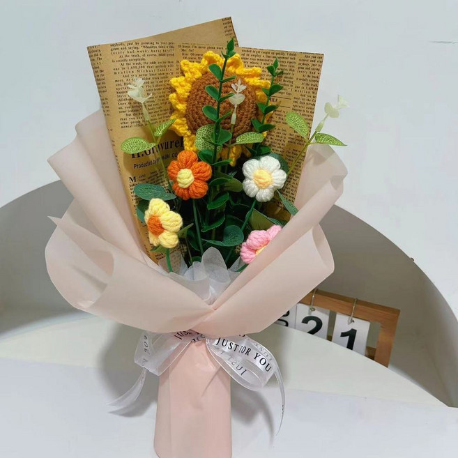 手工編織花束禮品, 款式14帶包裝, 1個