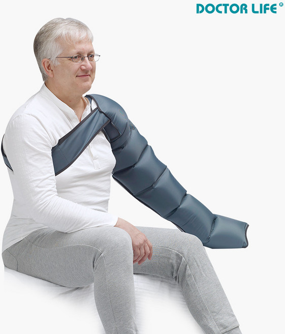 닥터라이프 공기압 6구 원터치 팔커프 싱글 호스 포함 1개, 다크그레이