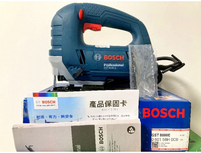 博世 GST 8000E 線鋸機 贈原廠鋸片*1 含稅附發票 全台博世維修中心服務有保障, 1個, GST 8000E,博世原廠多功能工具袋