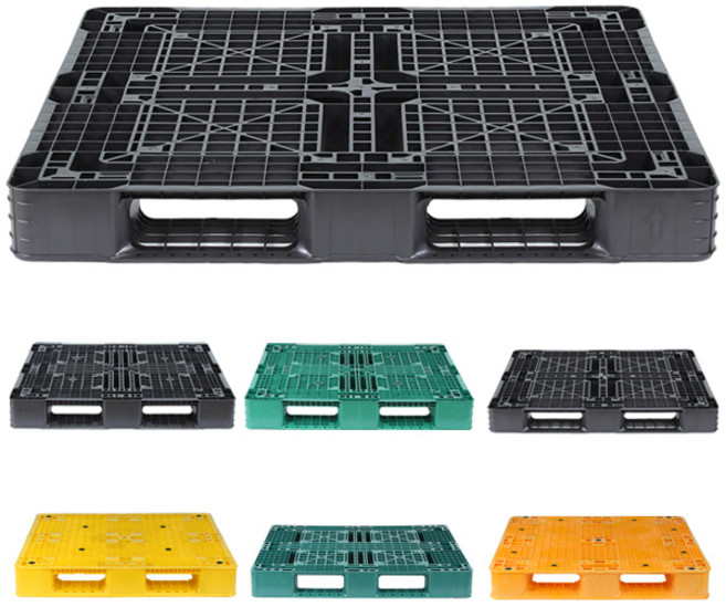 [국산정품]SK플라스틱 파렛트 국산원료 수출용 경량용 중량용 파레트 깔판, 01.수출용x1100*1100*120x검정6kg