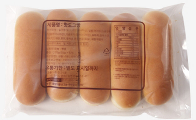 에쓰푸드 창조식품 핫도그번 275g, 10개