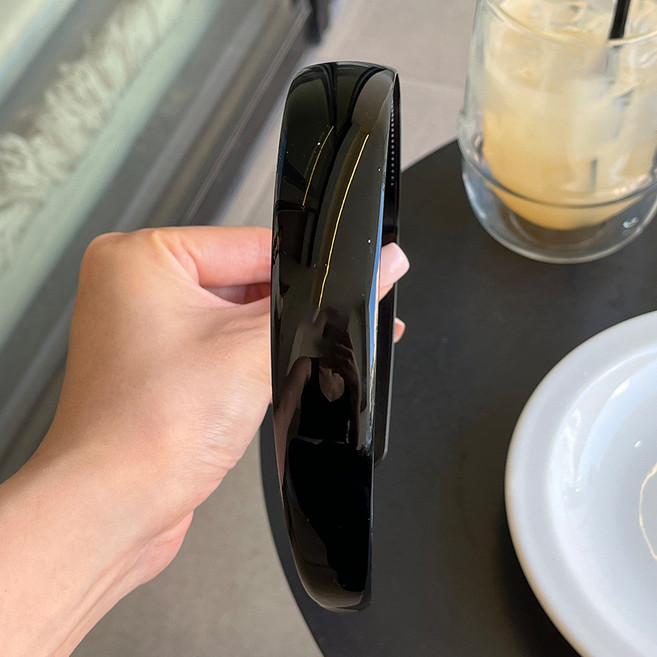 J.Ram 韓系簡約金標寬邊髮箍