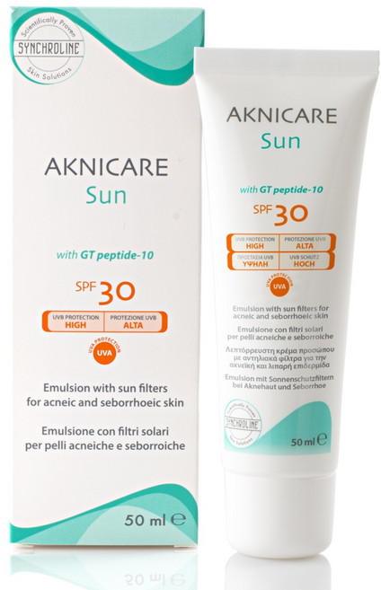 SYNCHROLINE 新科若林 AKNICARE Sun 清爽控油防曬隔離霜 SPF30, 1個