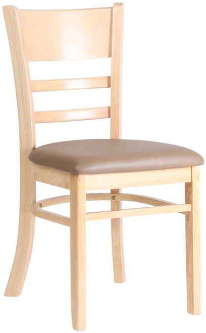 캐빈 원목 의자 2P, 내추럴_모카, 2개