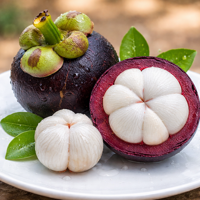 항공직송 프리미엄 태국 생 망고스틴, 1박스, 1kg