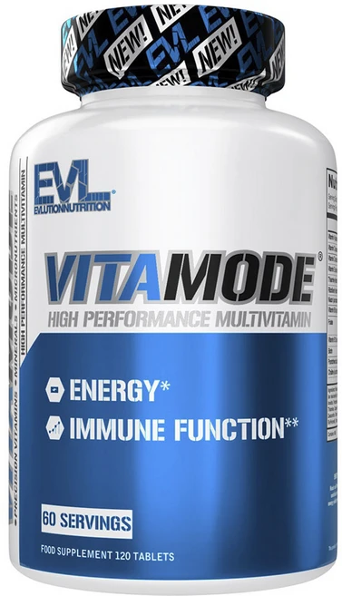 EVLUTIONNUTRITION 비타모드 고기능 멀티비타민 타블렛, 1개, 120정 - 쿠팡
