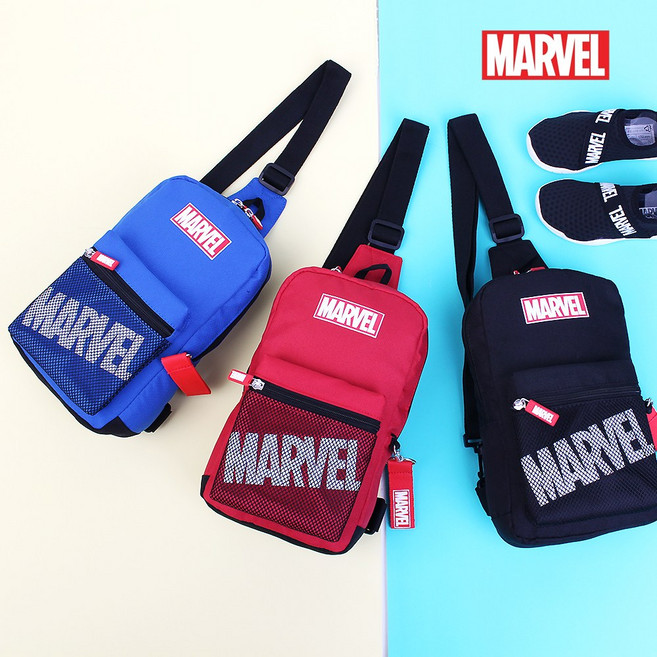 남아 크로스백 마블 매쉬 슬링백 유아동 크로스백