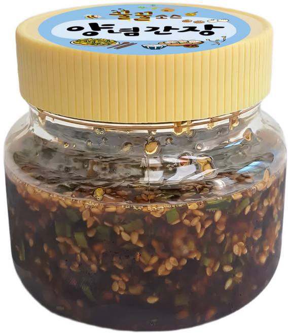 꿀꿀소스 양념간장 도토리묵간장 계란밥간장 두부조림양념장 100%수제, 280g, 2개