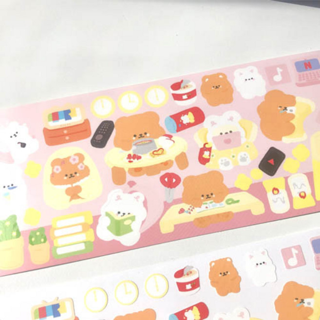 소리샘으로연결 모과모찌 집순이2 씰스티커