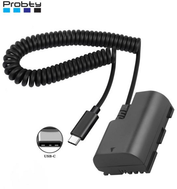 ACK-E6 DR-E6 USB-C 어댑터 LP-E6 Canon 호환 EOS R R5 R6 R780D 70D 60D 90D5D Mark II IV6D 용 더미 배터, 한개옵션0