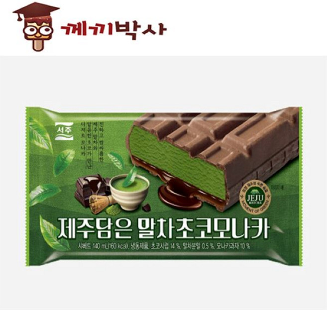 서주) 제주담은 말차초코모나카, 24개, 140ml