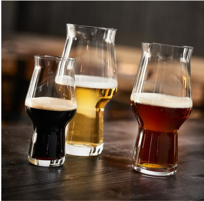 라스탈 크래프트마스터 수제맥주 전용잔 결혼 집들이 선물, 2개