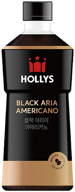 할리스 블랙 아리아 아메리카노 커피음료, 550ml, 9개
