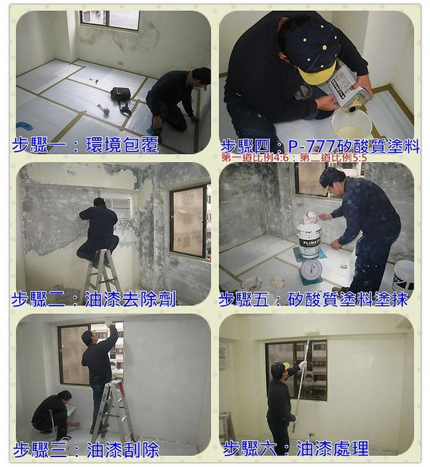 壁癌漏水處理：矽酸質高壓灌注, 1個