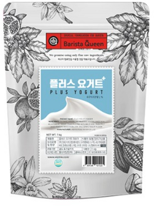 바리스타퀸 플러스 요거트 파우더, 1kg, 1개입, 2개