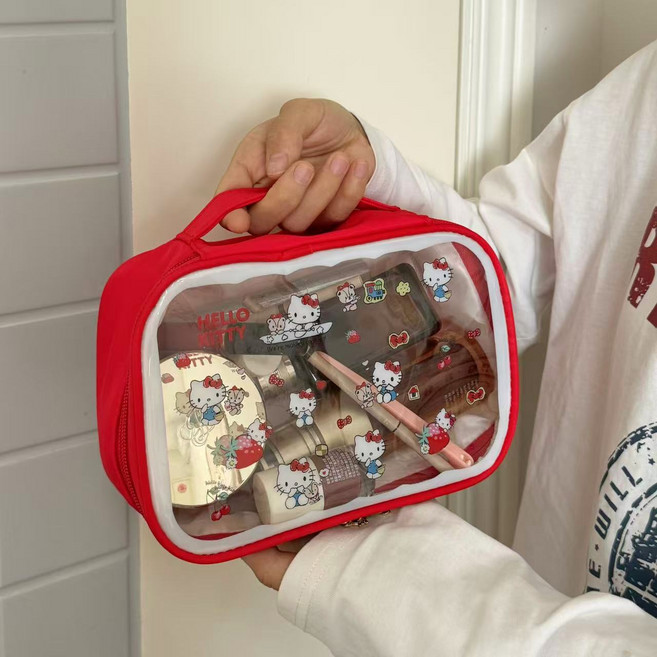 LOVEND 헬로 키티 파우치 소품 보관가방 휴대용 여행용
