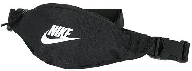 [국내백화점] 나이키 헤리티지 스몰 웨이스트백 힙색 미니 가방 블랙 공용, 단일구성