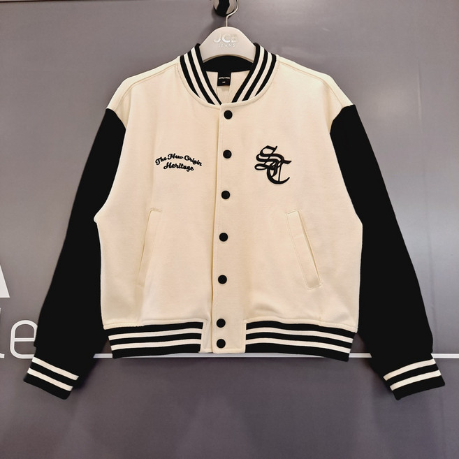 [JCB주니어] 여아 봄가을 소매배색바시티점퍼~~ APF9T501GSI