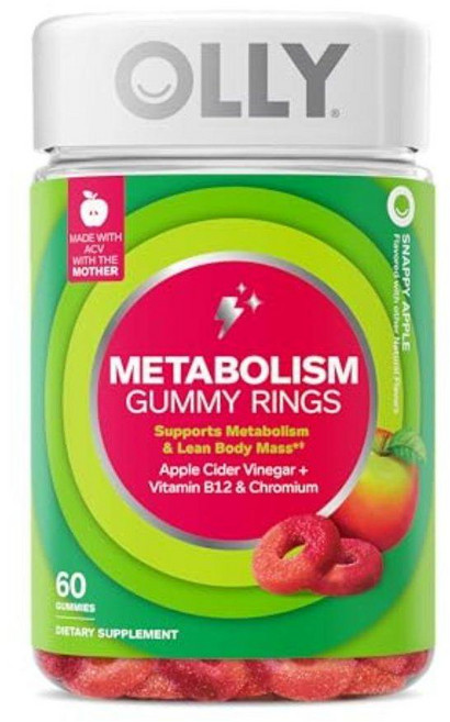 OLLY 올리 메타볼리즘 구미 링즈 젤리, 알약/캡슐, 1개, 60정