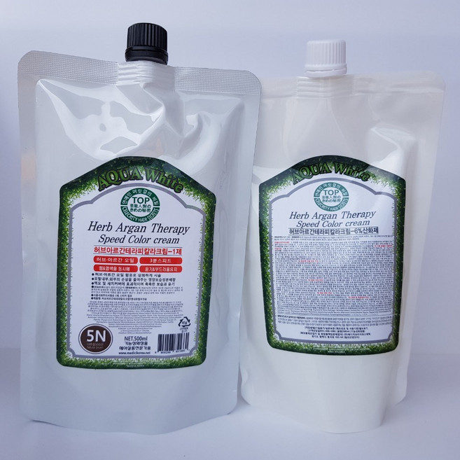 헤어푸드 허브아르간테라피 칼라크림, 1개, 5N(자연갈색)