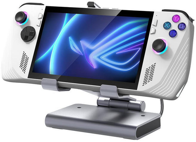 usb 허브ROG Ally X&Steam Deck OLED&Legion Go용 도킹 스테이션 듀얼 냉각 팬 4K@60Hz100W 충전 포트 30W, 01 6in1 Docking Station