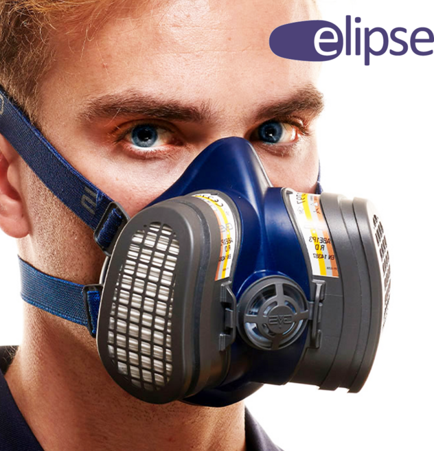 GVS 일립스 초소형 초경량 방진+방독마스크 복합가스 방진특급 ABE1P3, 1개