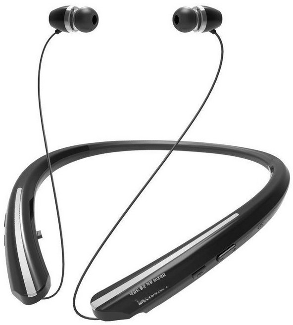 방송장비 LG HBS900 용 무선 유연한 개인 블랙 오렌지, 펄블랙+실버, 공식 표준 패키지