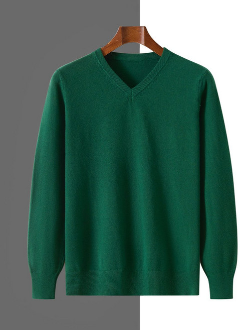 가을 겨울 남성 니트 루즈핏 브이넥 남자 스웨터 얇은 니트 빅사이즈 패션 남성용 니트 스웨터 CJJ