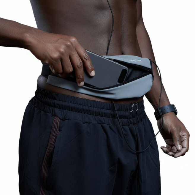 루네스트 러닝벨트 힙색 핸드폰수납 슬림
