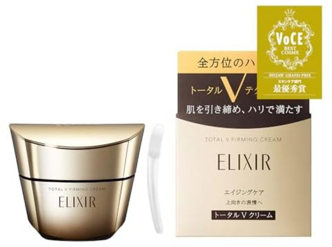 ELIXIR SUPERIEUR 엘릭시르 슈페리얼 토탈V파밍크림 크림 아이크림 기분 좋은 아쿠아 플로럴 향 본체 50g, 1개