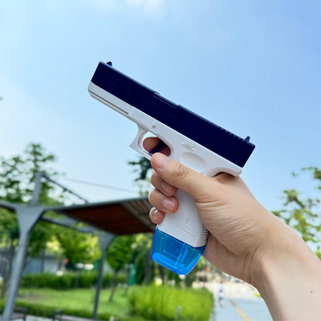 권총물총 반동형 수동권총물총 글록, 블루, 1개