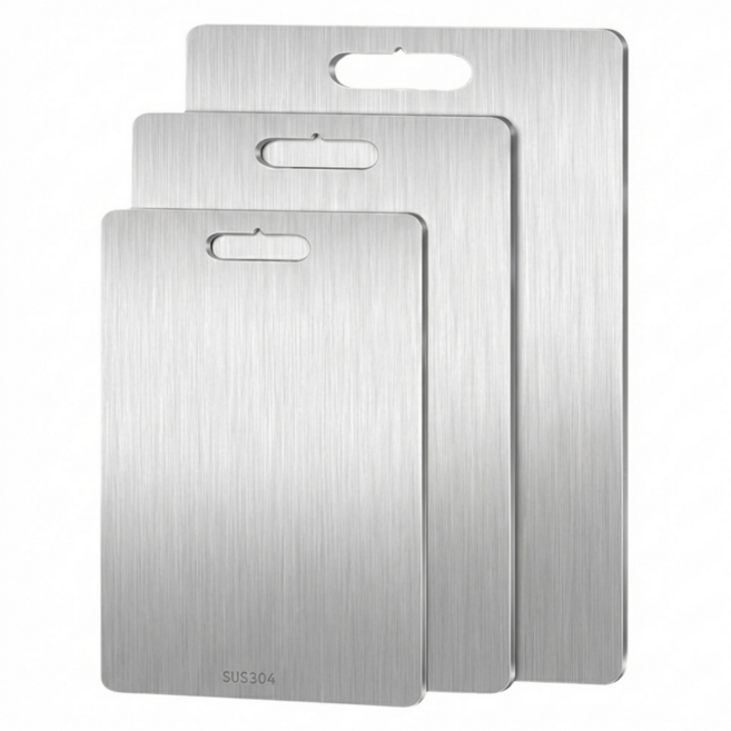 유피해피 칼집나지않는 항균 위생 스텐도마, 1개, 유피 실버