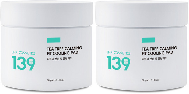 JHP 139 티트리 전정 쿨링패드 80매 2개, 80개입