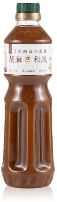 藻作坊 胡麻和風醬 清爽香醇萬用醬 涼拌海藻蕎麥麵火鍋沾醬, 1個, 600ml